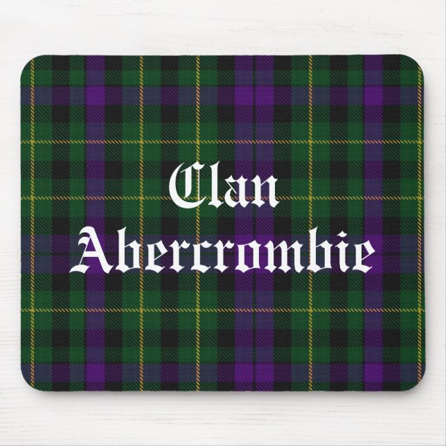 Mousepad Clan Abercrombie Tartan (Frente)