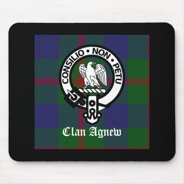 Mousepad Clan Agnew Tartan Crest (Frente)
