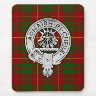 Mousepad Clan Cameron Crest & Tartan