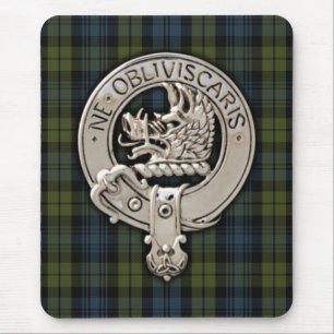 Mousepad Clan Campbell Crest & Tartan