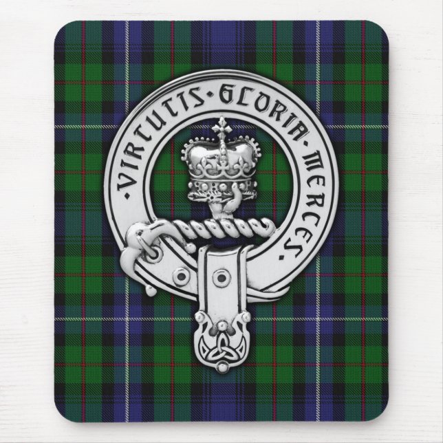 Mousepad Clan Donnachaidh (Robertson) Crest/Hunting Tartan (Frente)