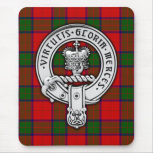 Mousepad Clan Donnachaidh (Robertson) Crest & Tartan