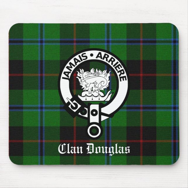 Mousepad Clan Douglas Tartan Crest (Frente)