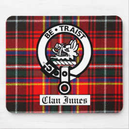 Mousepad Clan Innes Crest Crachá e Tartan