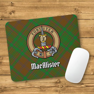 Mousepad Clan MacAlister Crest sobre a caça a Glenbarr Tart