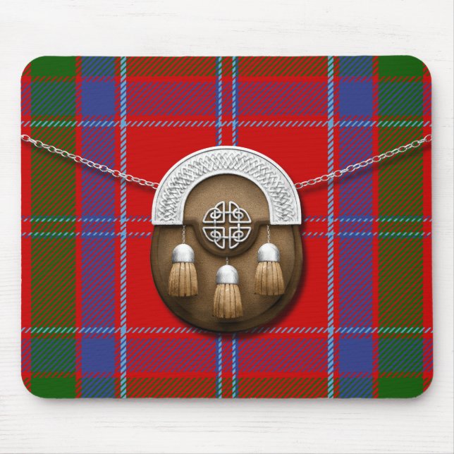 Mousepad Clan MacGillivray Tartan E Sporran (Frente)