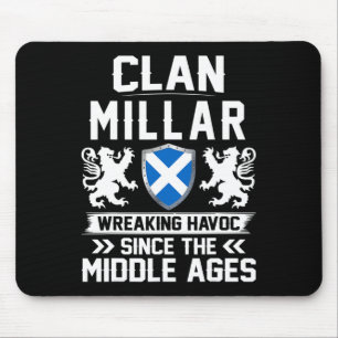 Mousepad Clan Millar Scottish Family Scotland Dia de as mãe