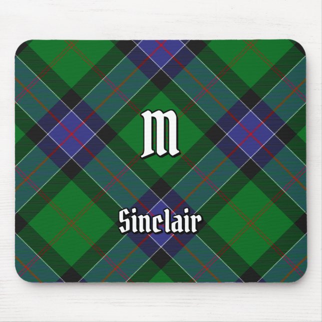 Mousepad Clan Sinclair caçando Tartan (Frente)