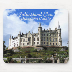 Mousepad Clan Sutherland Family Heritage Dunrobin Castle