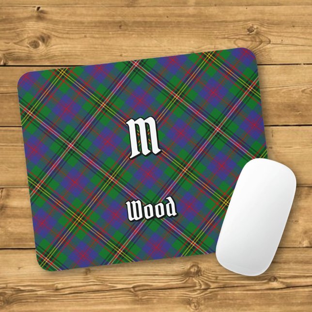 Mousepad Clan Wood Tartan (Criador carregado)