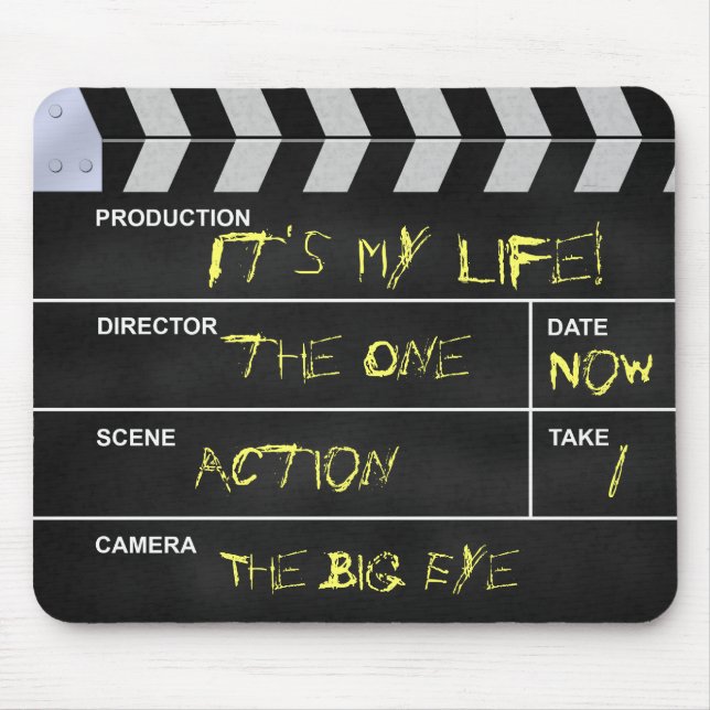 Mousepad claquete cinema (Frente)