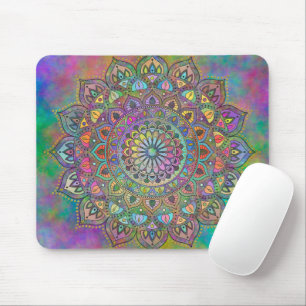 Mousepad Clássico Colorosamente Mandala Índia Estilo 1