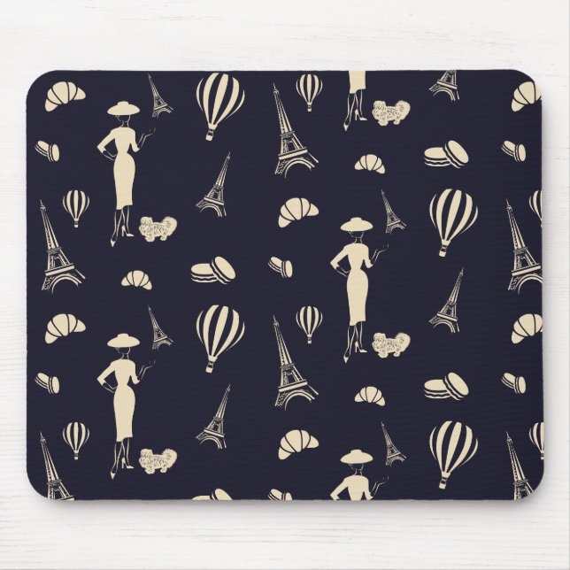 Mousepad Clássico de 50 Vintage (Frente)