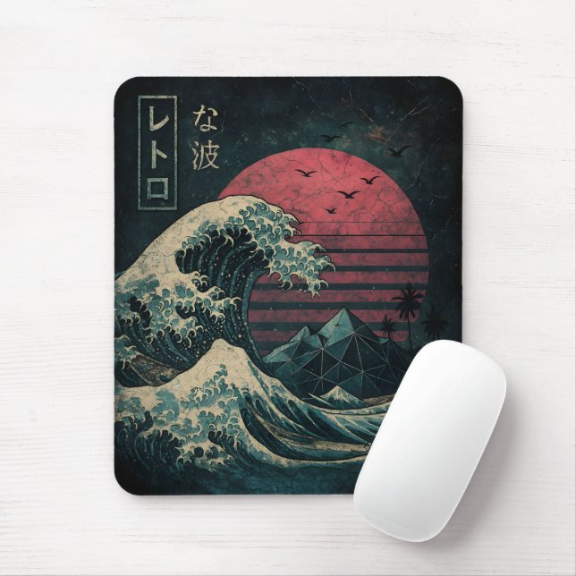 Mousepad Clássico de Onda Retroativa do Excelente (Com mouse)