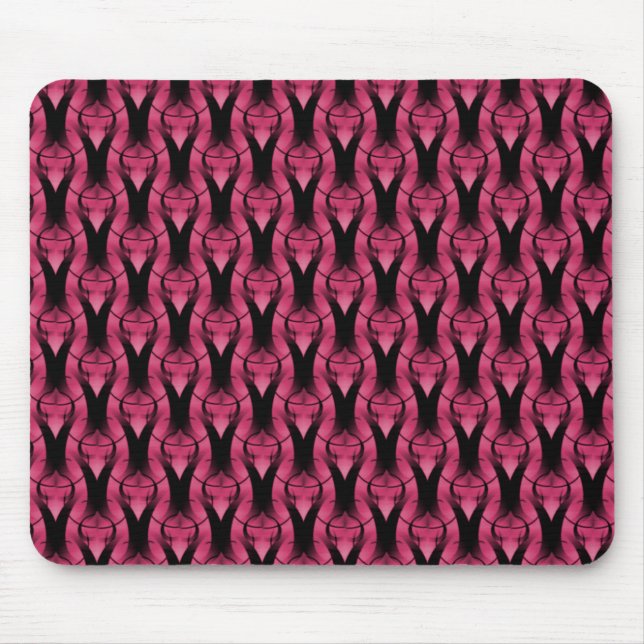 Mousepad Clássico Moderno Rosa Vibrante (Frente)