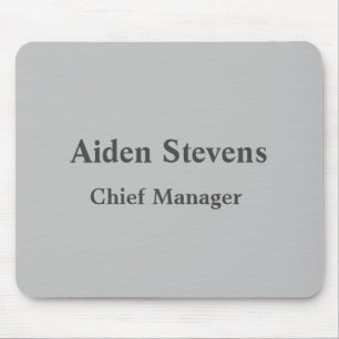 Mousepad Clássico Simples e Minimalista