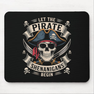 Mousepad Classificar O Crânio Do Halloween Deixar Começar A