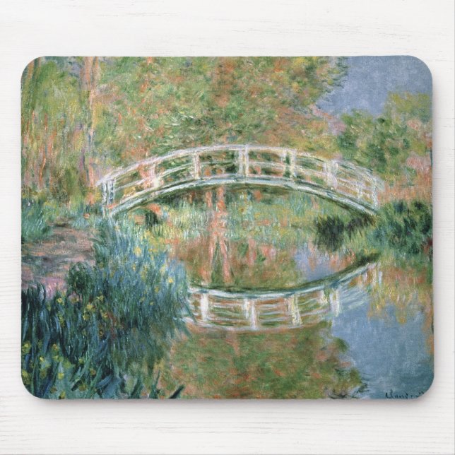 Mousepad Claude Monet | a ponte japonesa, Giverny (Frente)