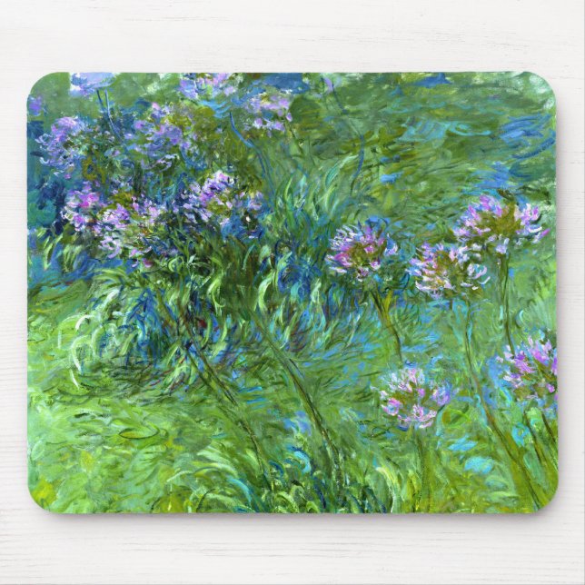 Mousepad Claude Monet: Agapanthus (Frente)