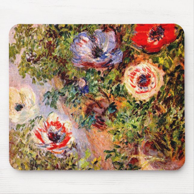 Mousepad Claude Monet Anemonen (Frente)
