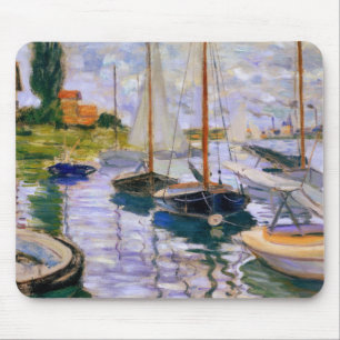 Mousepad Claude Monet - Barcos à vela no Sena
