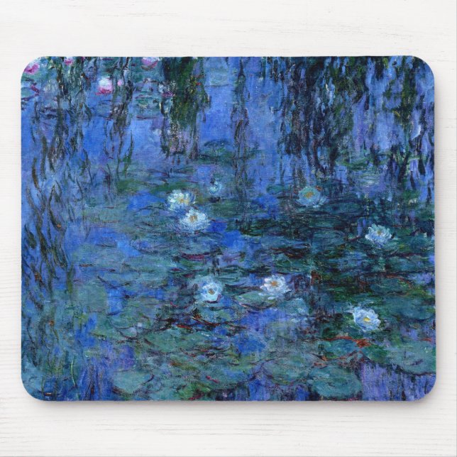 Mousepad Claude Monet Blue Water Lily (Frente)