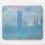 Mousepad Claude Monet. Casas do Parlamento em Londres. Azul<br><div class="desc">Claude Monet "Houses of Parliament,  London",  rato de mesa.</div>