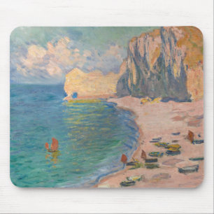 Mousepad Claude Monet - Etretat: Praia e Falaise d'Amont