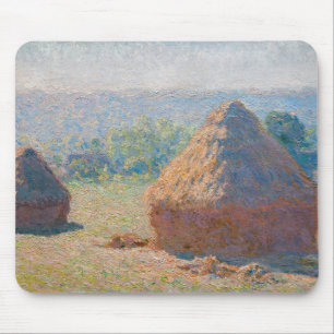Mousepad Claude Monet - Haystacks, fim do Verão