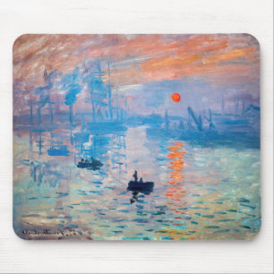 Mousepad Claude Monet - Impressão, Assalto do Sol