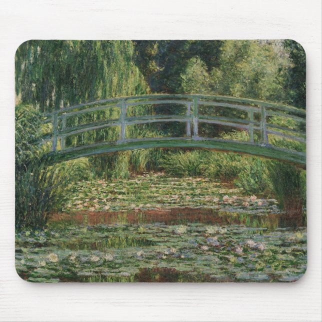 Mousepad Claude Monet Japonês Pegbridge & Water Lily Piscin (Frente)