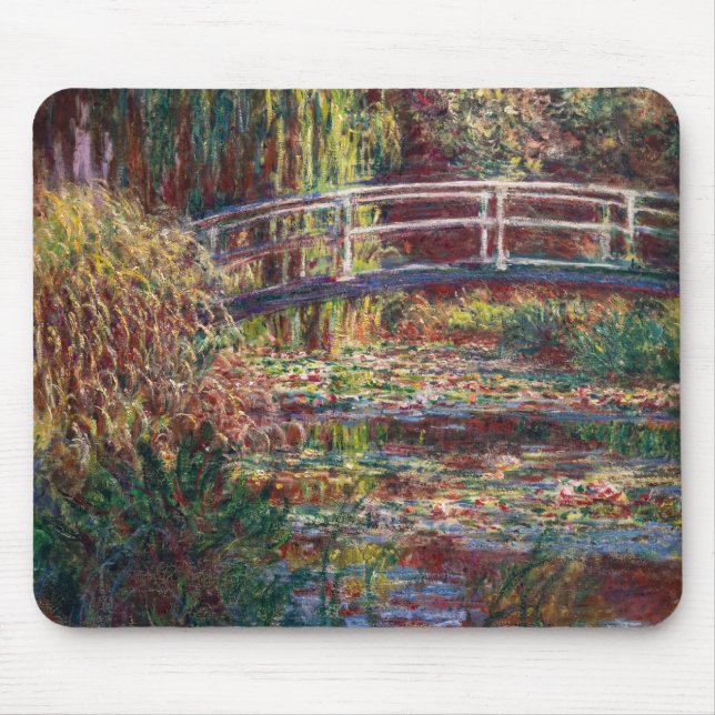 Mousepad Claude Monet - Lagoa de Água Lily, Harmonia Rosa (Frente)