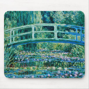 Mousepad Claude Monet - Lírios De Água E Ponte Japonesa