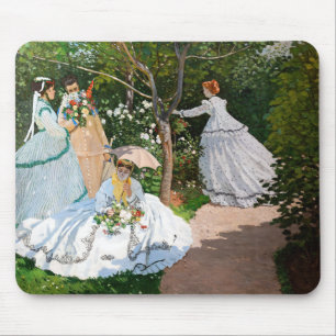 Mousepad Claude Monet - Mulheres no Jardim