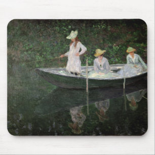 Mousepad Claude Monet o barco em Giverny, c.1887
