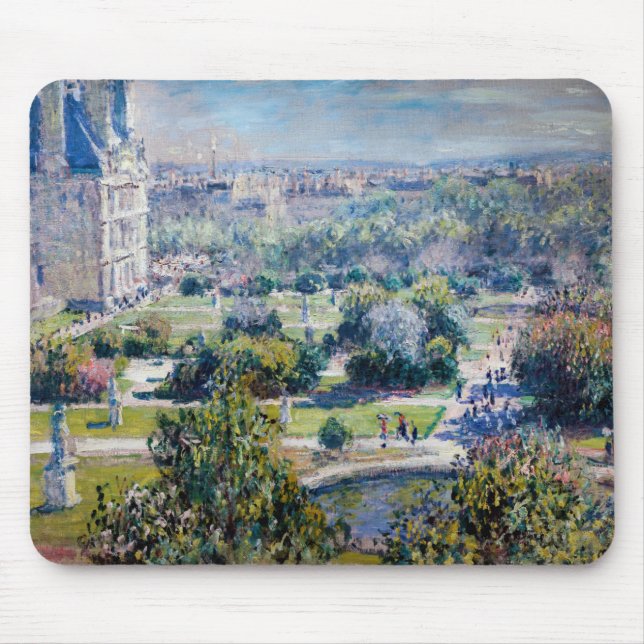 Mousepad Claude Monet - O Jardim das Tuilarias (Frente)