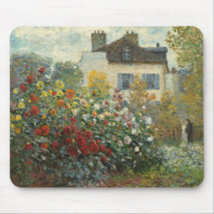 Mousepad Claude Monet   o jardim do artista em Argenteuil