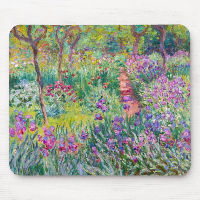 Mousepad Claude Monet - O Jardim Íris de Giverny (Frente)