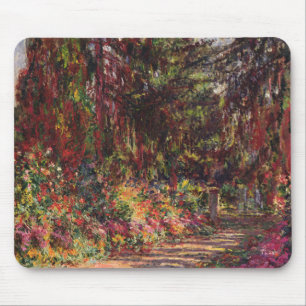 Mousepad Claude Monet o trajeto do jardim em Giverny