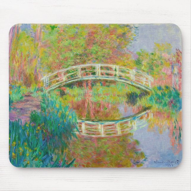 Mousepad Claude Monet - Ponte Japonesa, Giverny (Frente)
