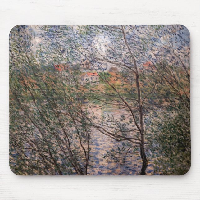 Mousepad Claude Monet - Springtime através dos ramos (Frente)