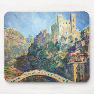 Mousepad Claude Monet trabalho de arte - O Castelo de Dolce