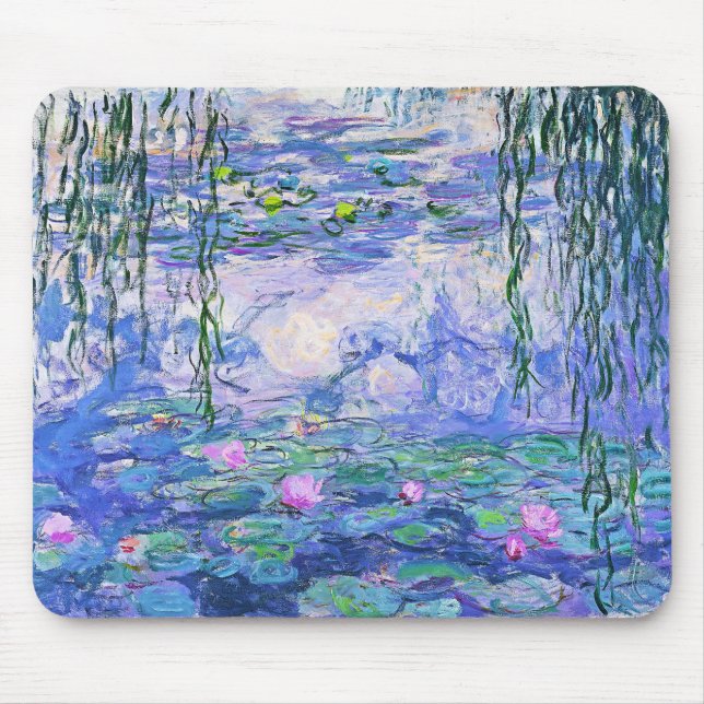 Mousepad Claude Monet Water Libera A Arte Impressionante Fr (Frente)
