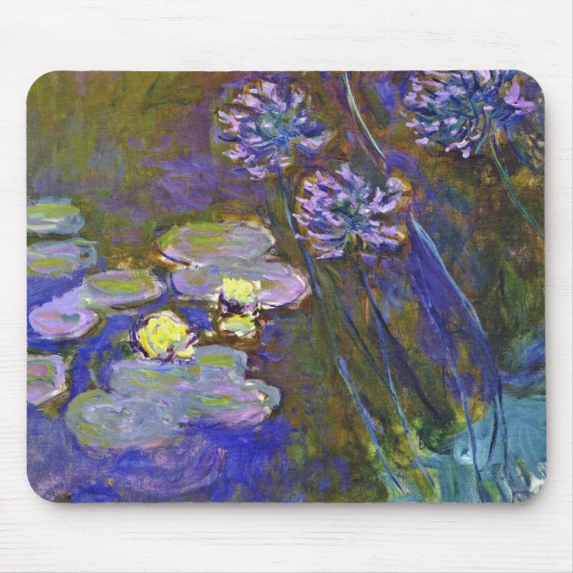 Mousepad Claude Monet Water Lily Agapanthus (Frente)