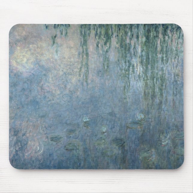 Mousepad Claude Monet | Waterlilies: Salgueiro Weeping da (Frente)