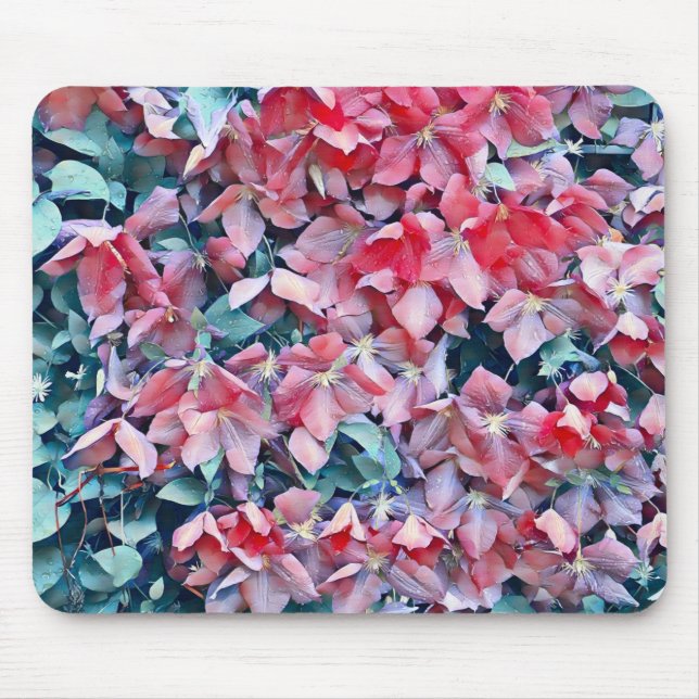 Mousepad Clematis Flowers (Frente)