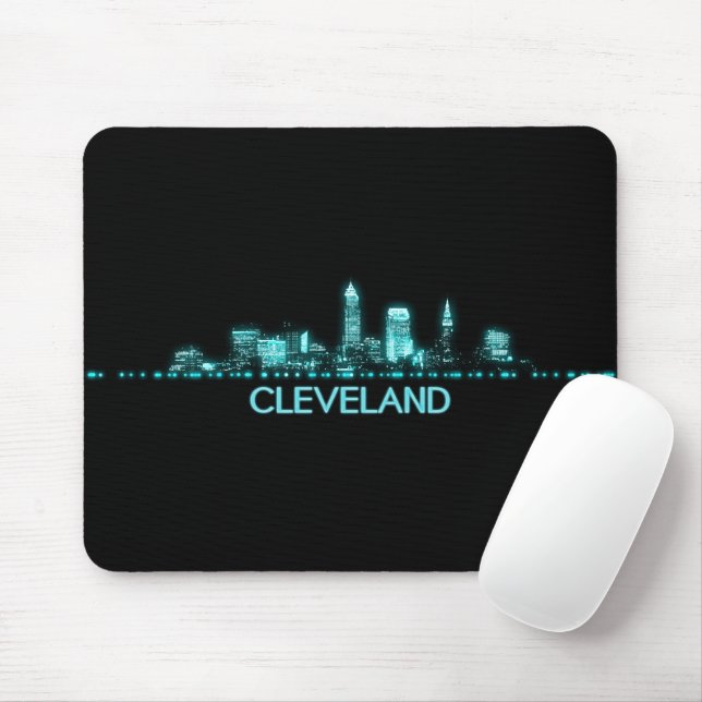 Mousepad Cleveland Skyline (Com mouse)
