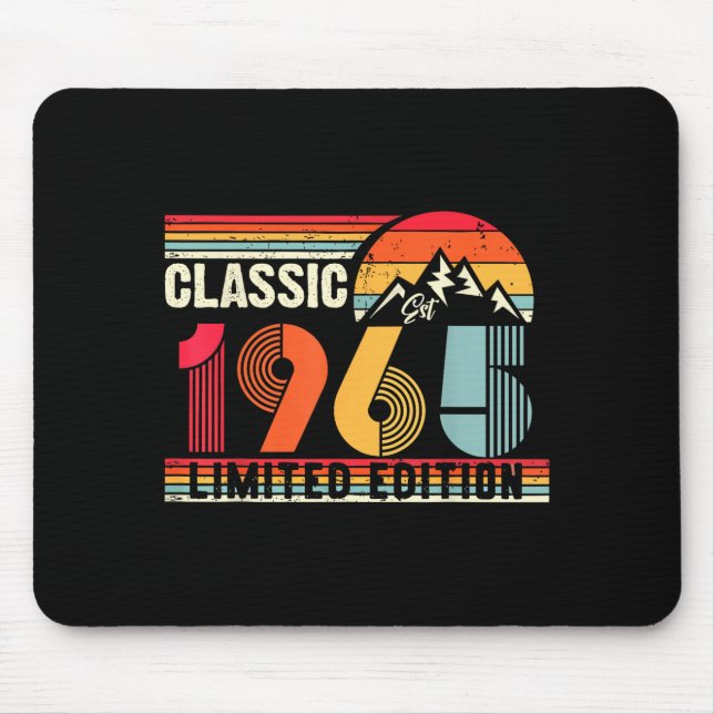 Mousepad Clic 1965 Limited Edition 60 Year Old 60th Birthda (Frente)