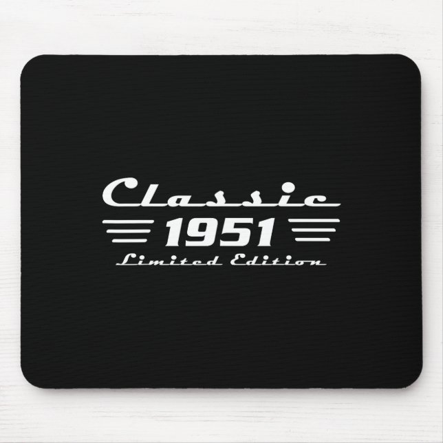 Mousepad Clic 75 Birthday Decorations Men 75yr 1951 75th Bi (Frente)