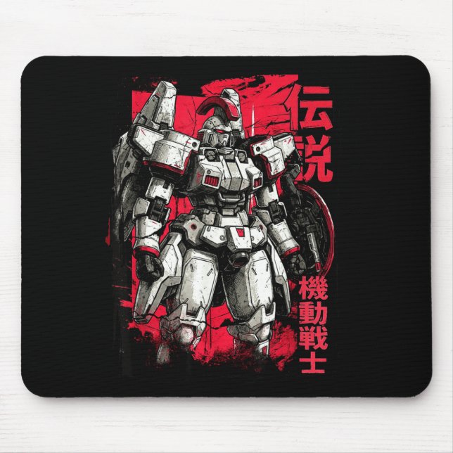 Mousepad Clic Japanese Legendary Mecha Warrior Robot  (Frente)